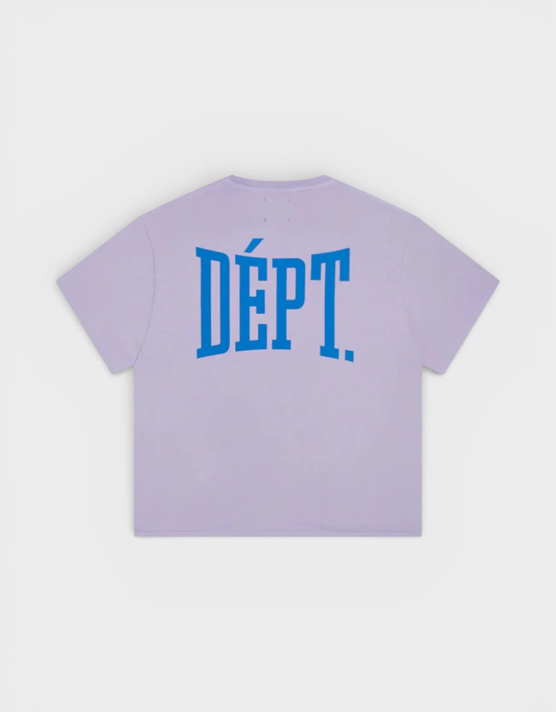 Dept Gym Logo Tee Lilac