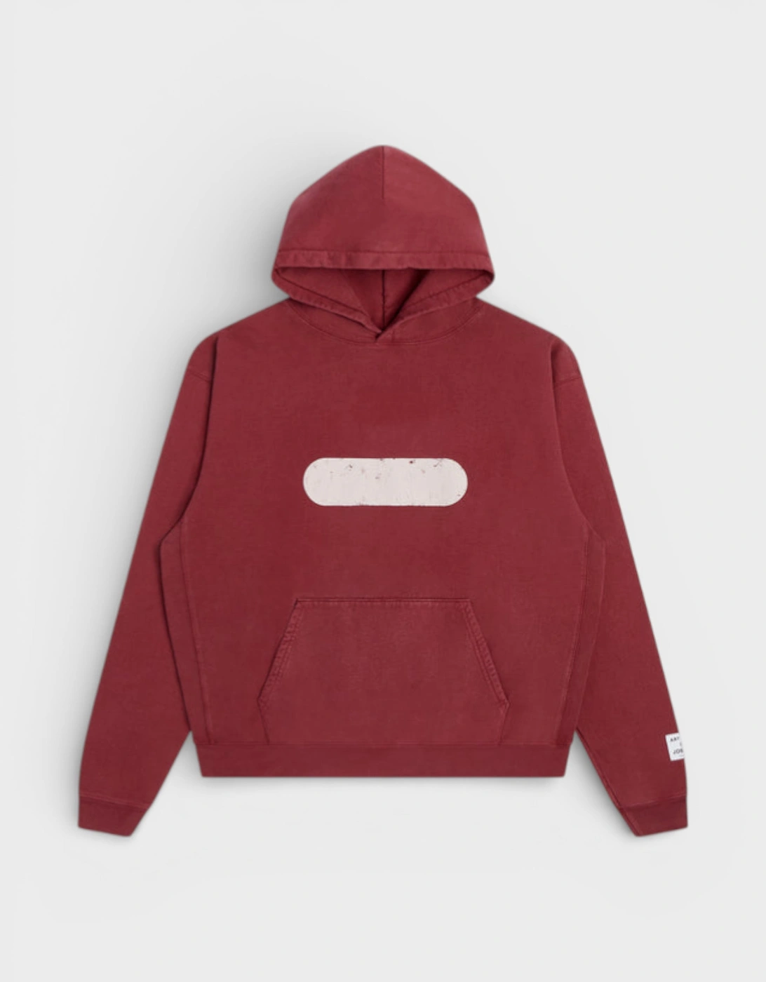 Gallery Dept Men's Gym Hoodie Maroon - Red - Size: 42