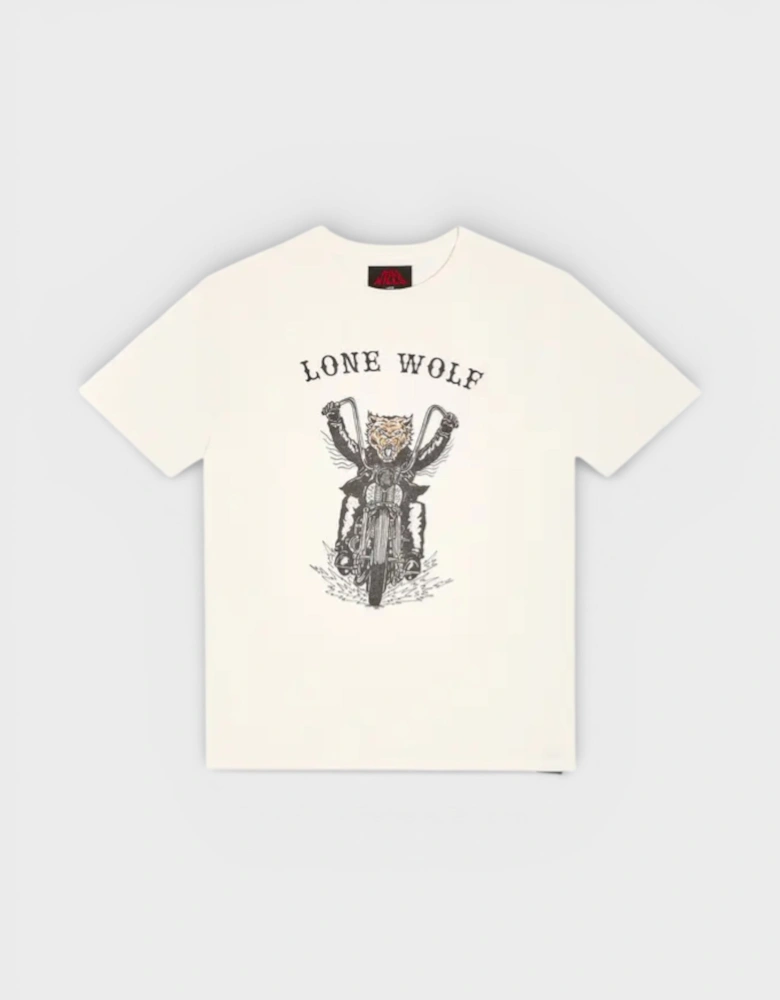 Lone Wolf Tee Light Archival White