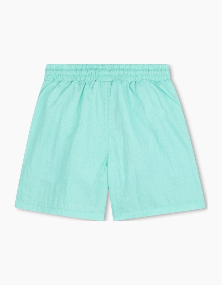 HUGO GREEN SWIM SHORTS G01185
