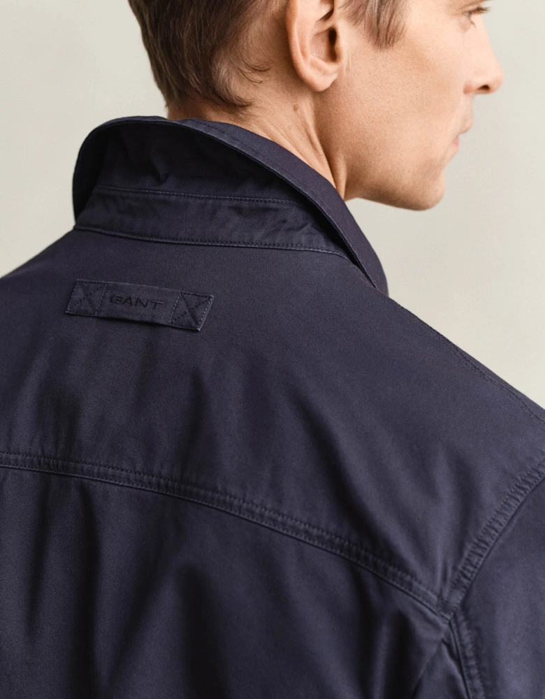 Mens Cotton Windcheater Jacket - 433 Evening Blue