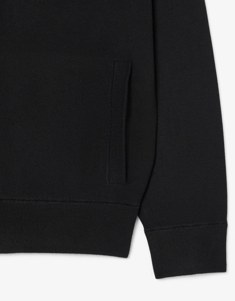 Zipped Mens Sweater - Black 031