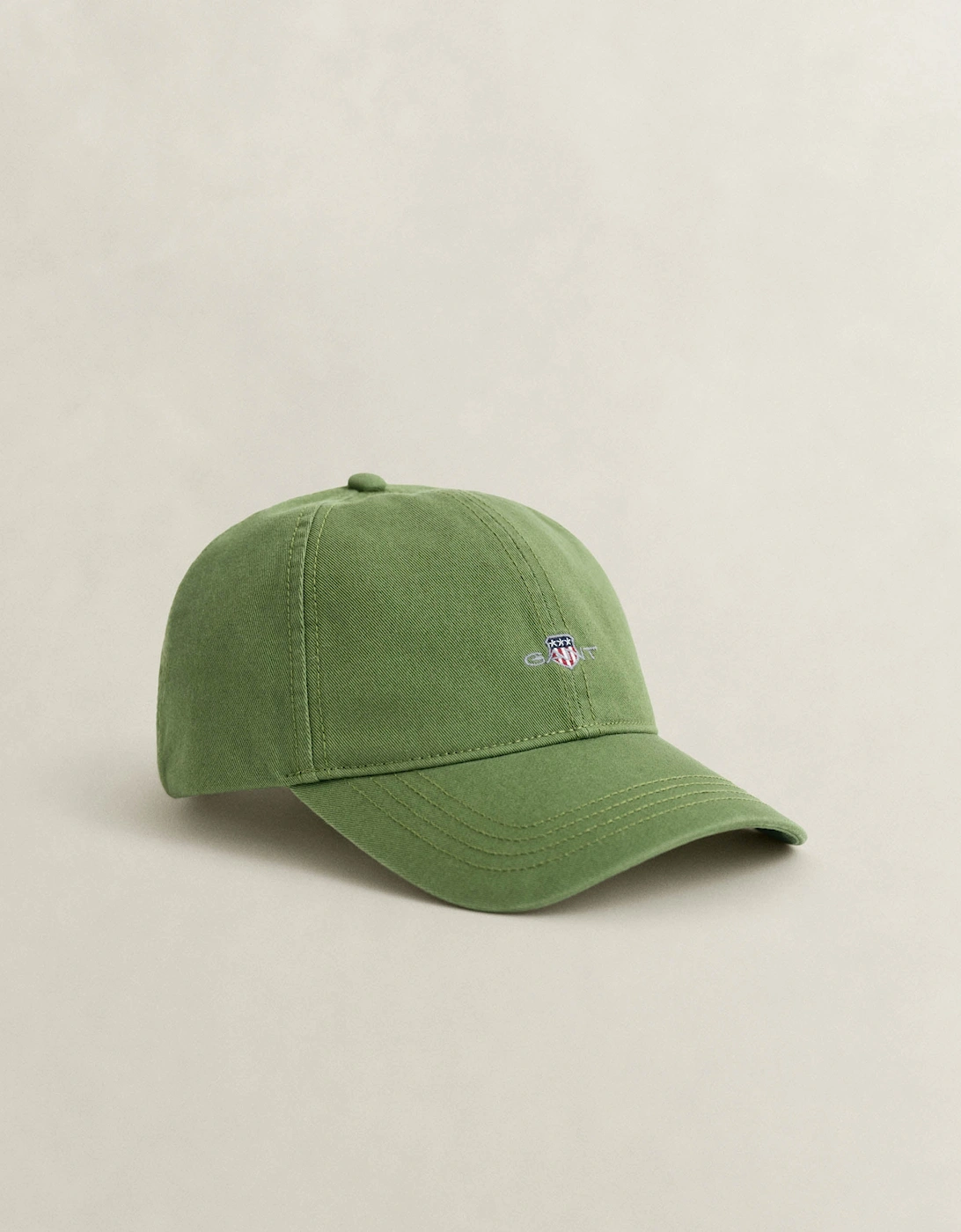 Mens Shield Logo Cotton Twill Cap - 354 Herb Green, 3 of 2