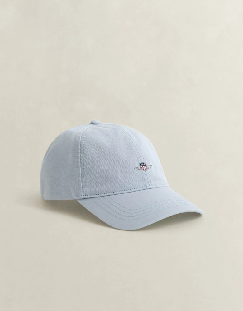Mens Shield Logo Cotton Twill Cap - 420 Muted Blue