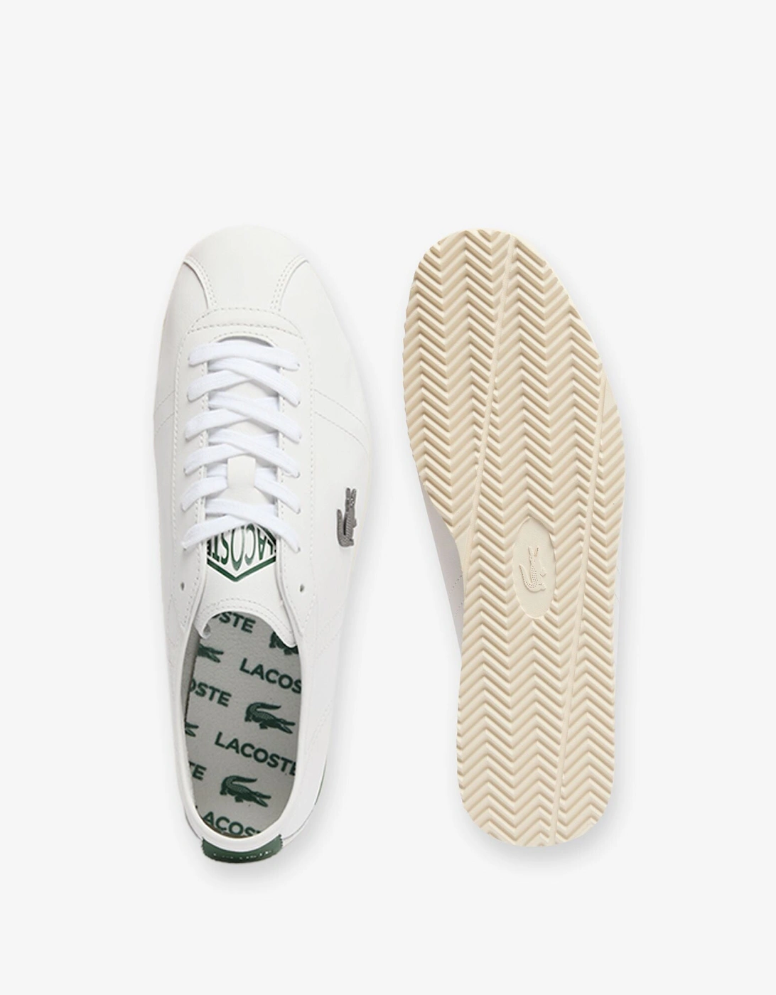 Club-Low Mens Trainers - White/Off White 65T