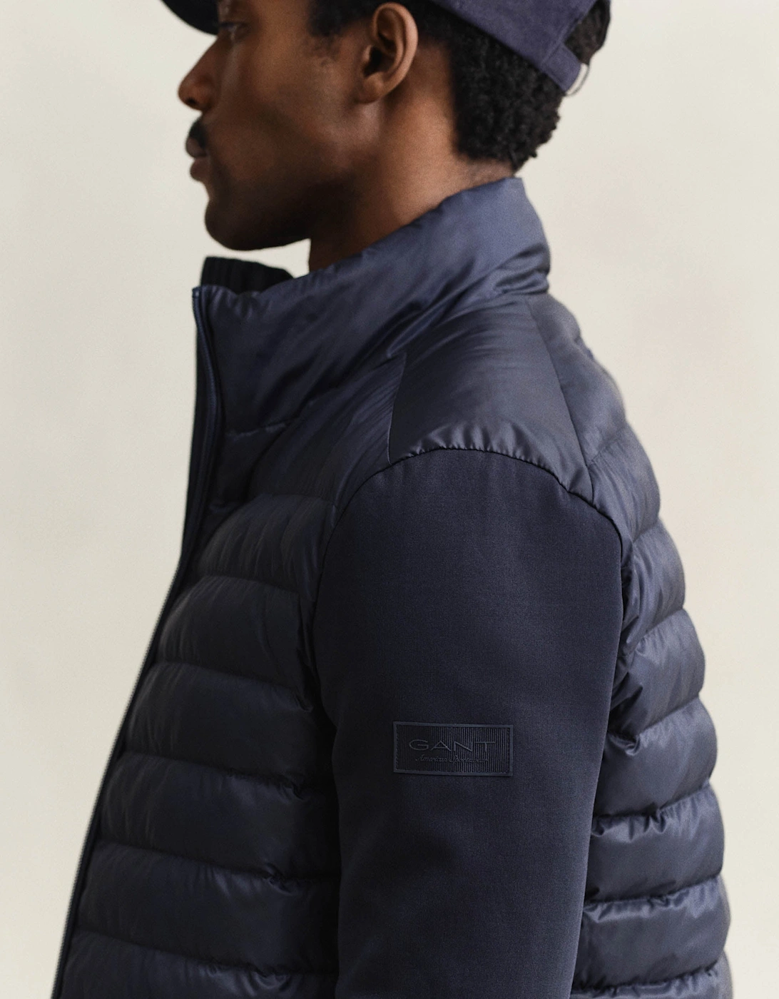 Mens Hybrid Jacket - 433 Evening Blue