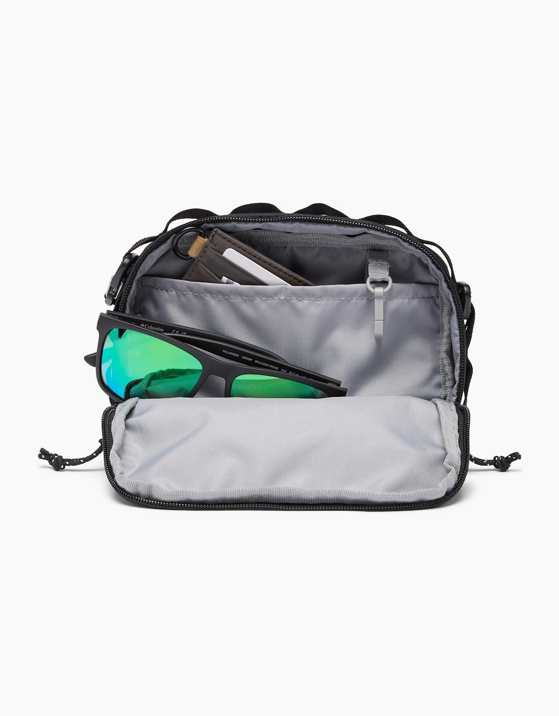 Trail Traveler Polyester Unisex Adults Black Crossbody Bag - One Size