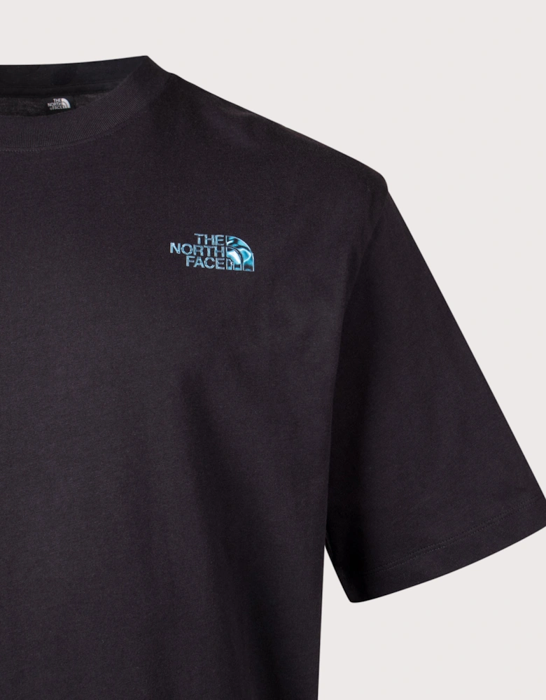 Oversized Liquid NSE Box Graphic T-Shirt