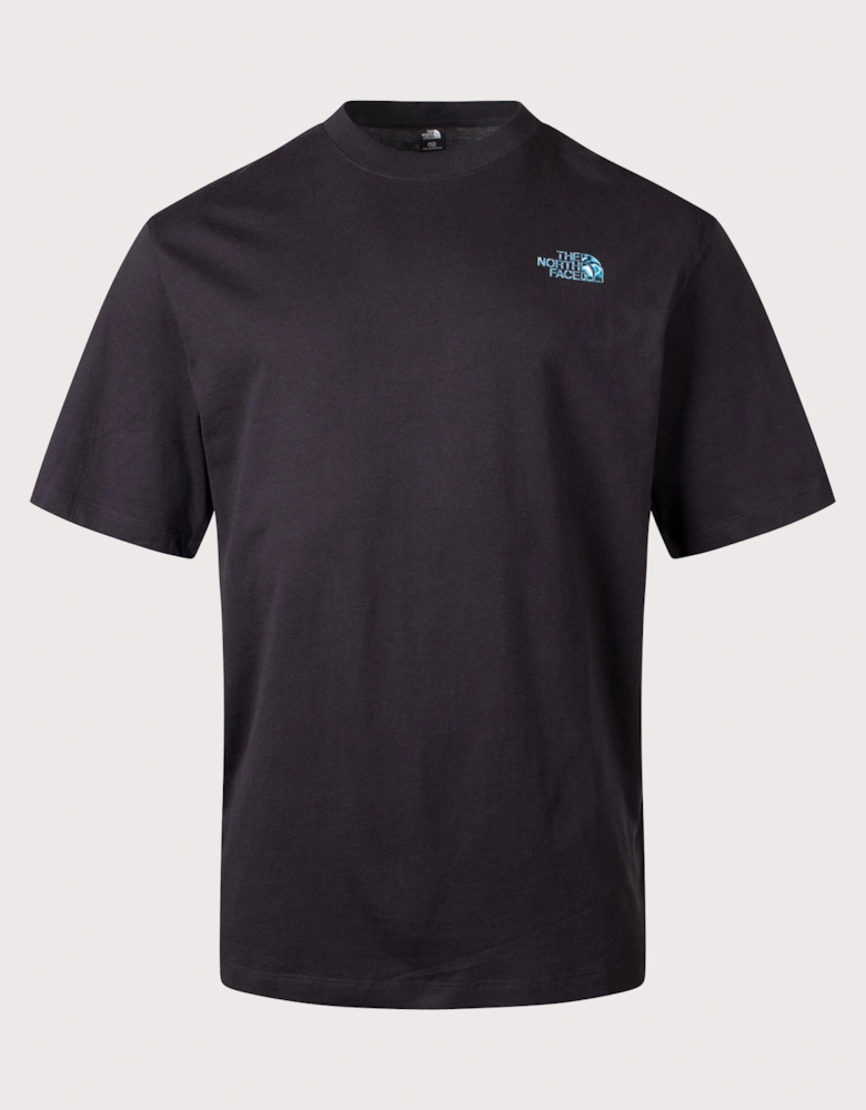 Oversized Liquid NSE Box Graphic T-Shirt