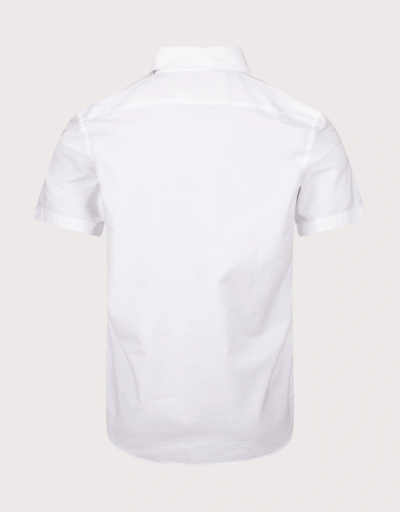 Slim Fit Shirt Short Sleeve Street Shirt
