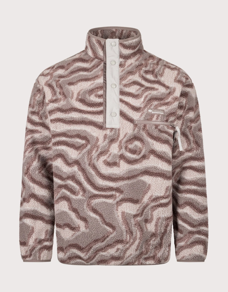 Helvetia II Printed Half Snap Fleece