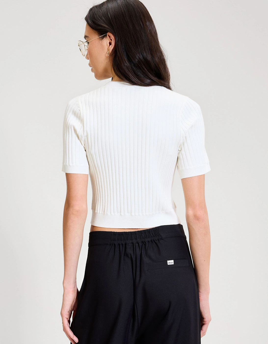 The Court Knitted Tee - Off White