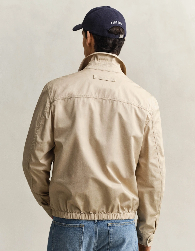 Mens Cotton Windcheater Jacket - 200 Oat Beige