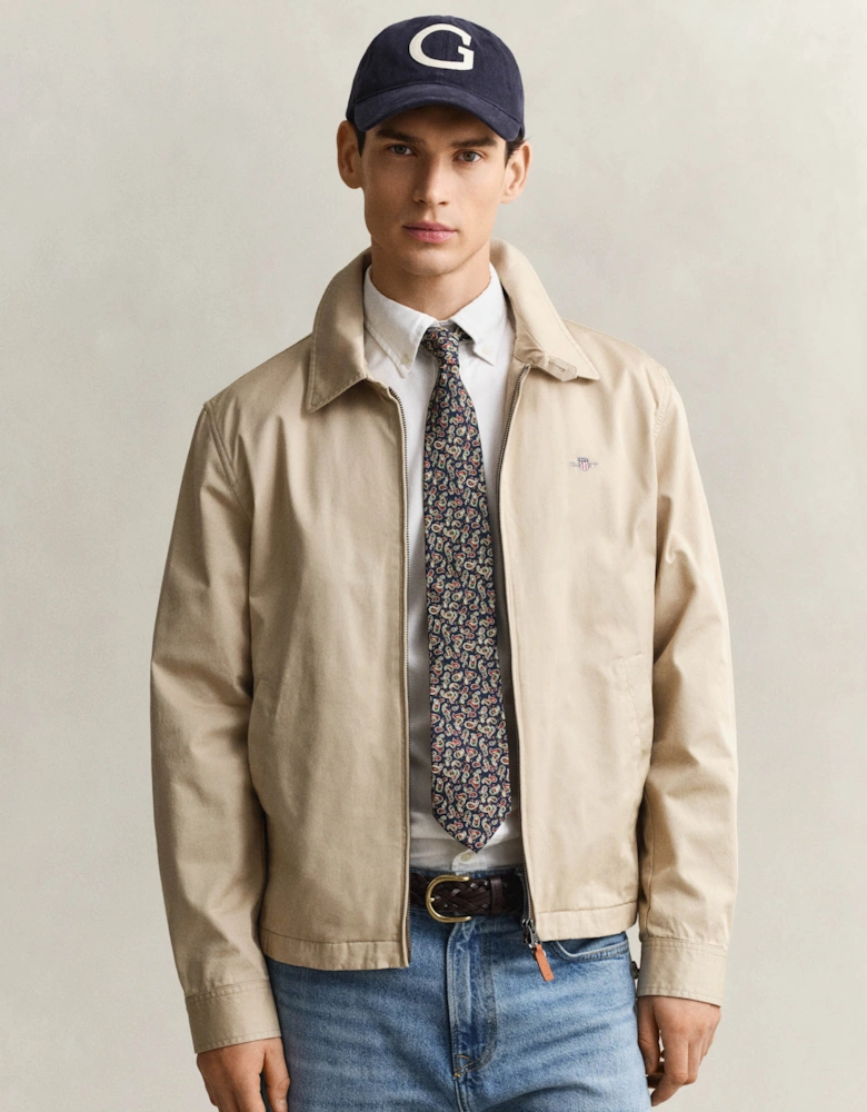 Mens Cotton Windcheater Jacket - 200 Oat Beige