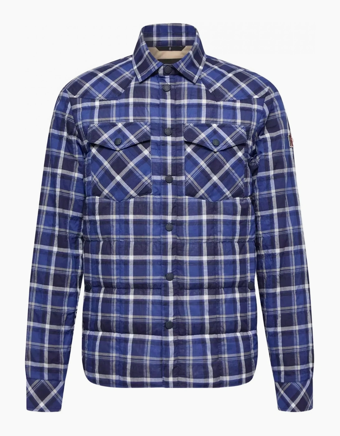 Moncler Men's Gelt shirt Jacket Blue - Size: 40/Regular
