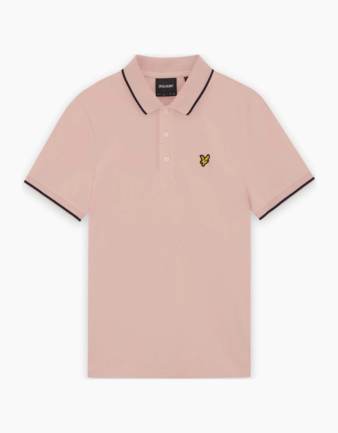 Lyle & Scott Pink Tipped Polo Shirt, 3 of 2