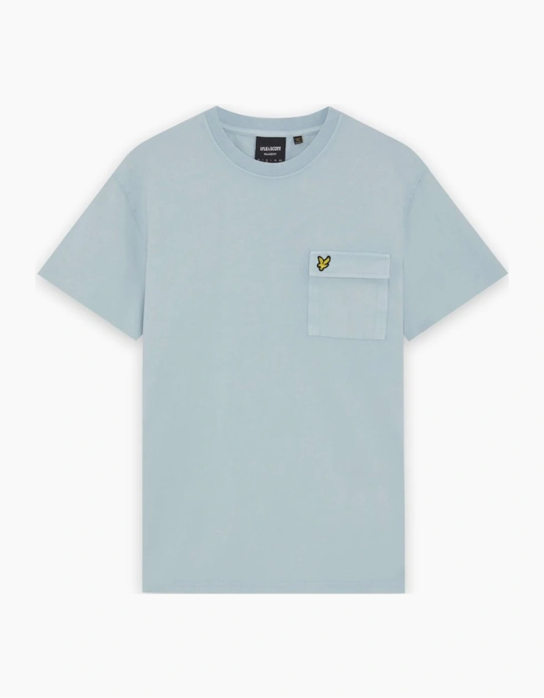 Lyle & Scott Cargo Pocket Opal Blue T-Shirt