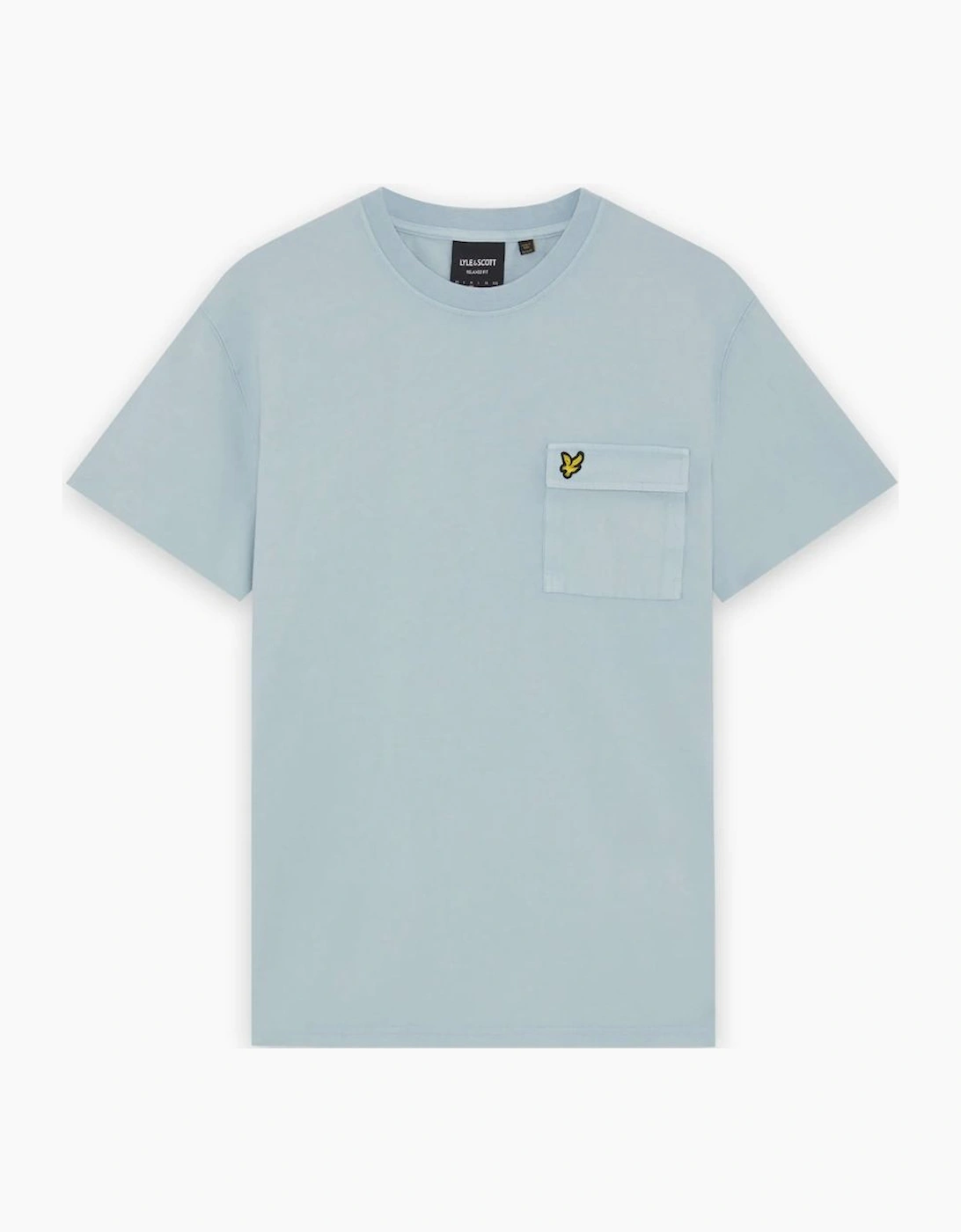 Lyle & Scott Cargo Pocket Opal Blue T-Shirt, 4 of 3