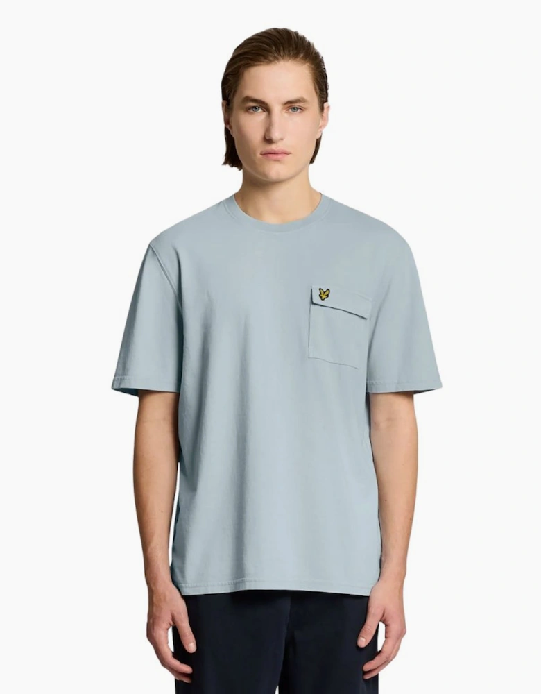 Lyle & Scott Cargo Pocket Opal Blue T-Shirt