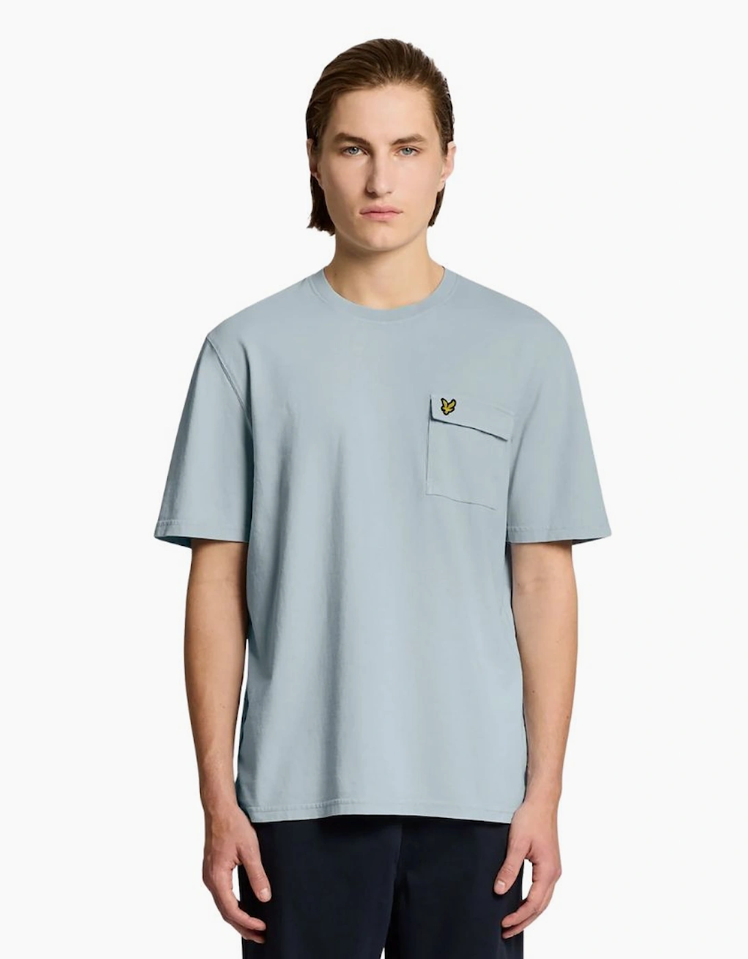 Lyle & Scott Cargo Pocket Opal Blue T-Shirt