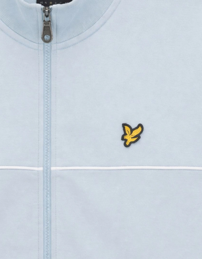 Lyle & Scott Opal Blue Piped Full Zip Track Top