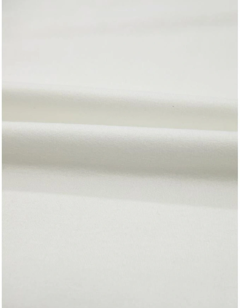 Clearly Aqua Colorblock Raglan Short Sleeve Half Buttons High Low T Shirt