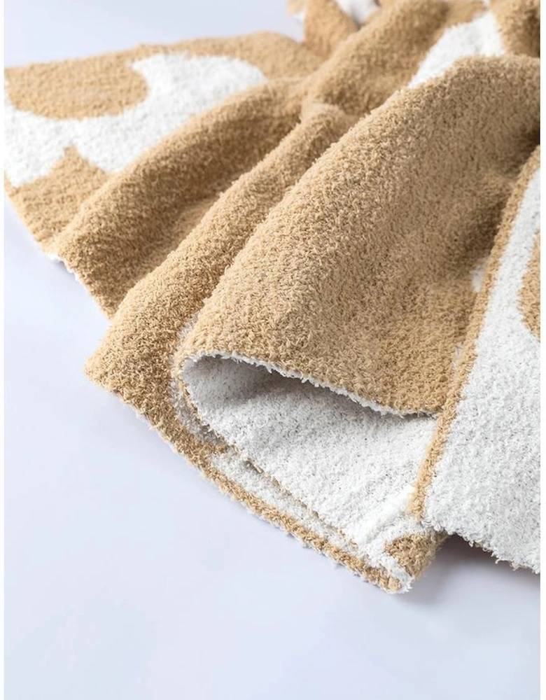 Azura Exchange Parchment Floral Printed Soft Throw Blanket 127*152cm