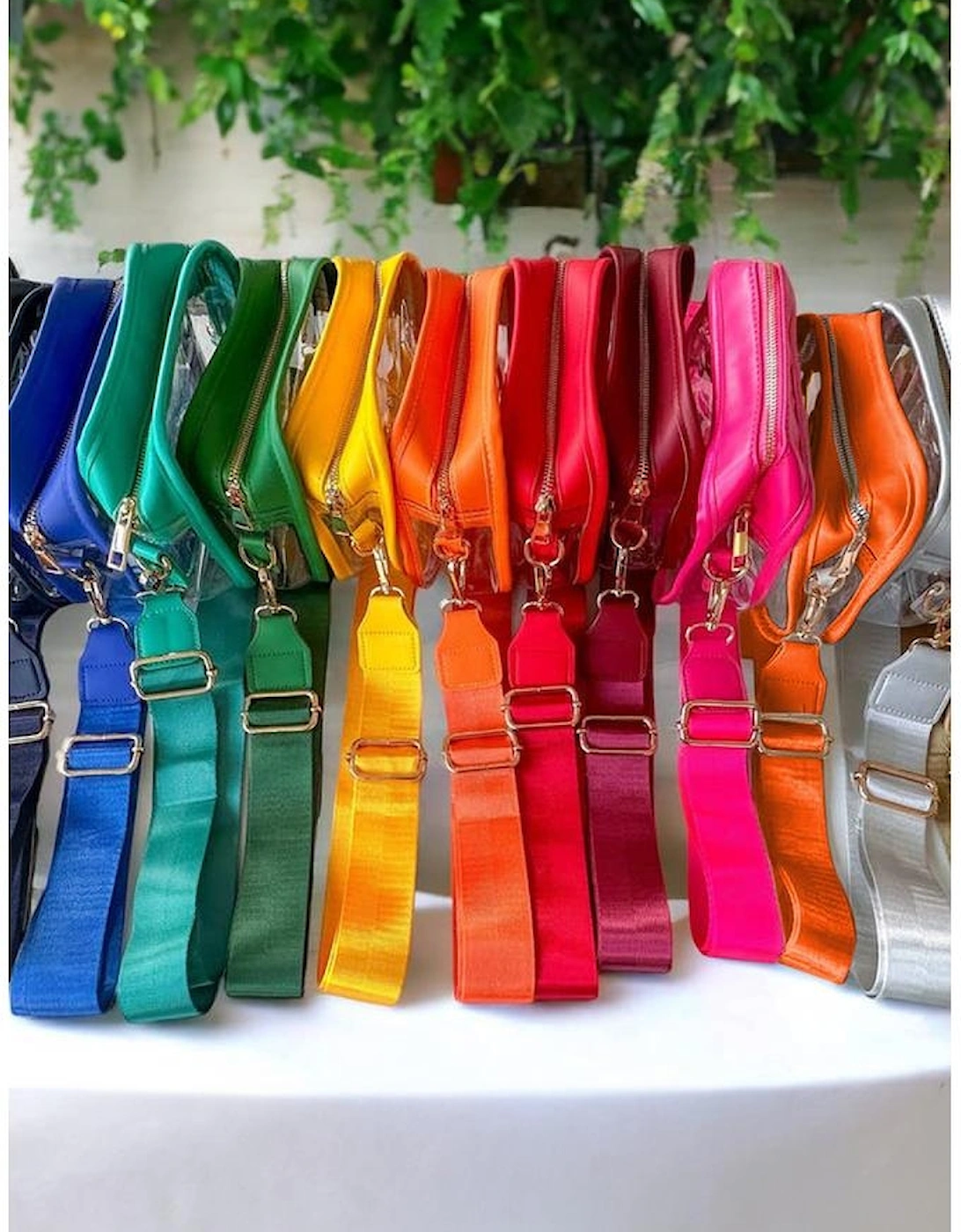 Orange GAME DAY Rugby Football Clear Shoulder Bag