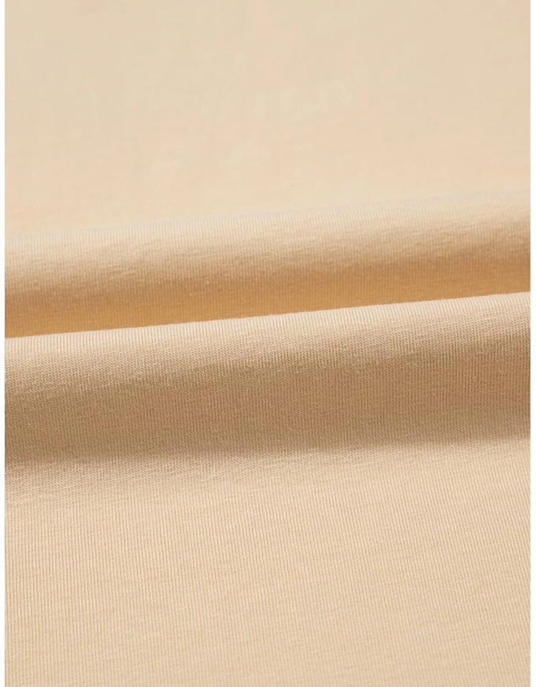 Apricot RODEO Horseshoe Embroidered Patch Pocket T Shirt