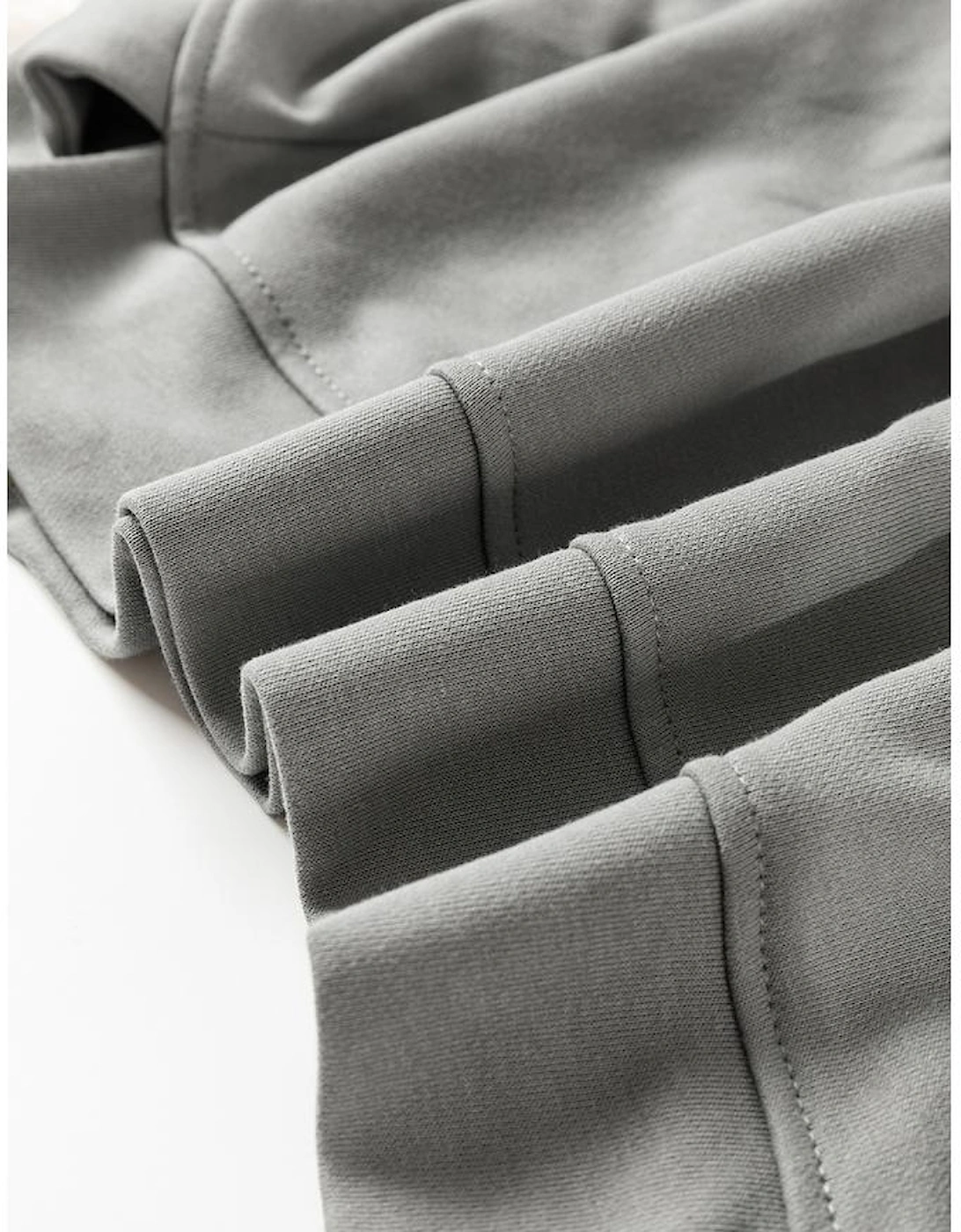 Medium Grey Sequin Happy Halloween Graphic Notched Neck Long Sleeve Loose Top