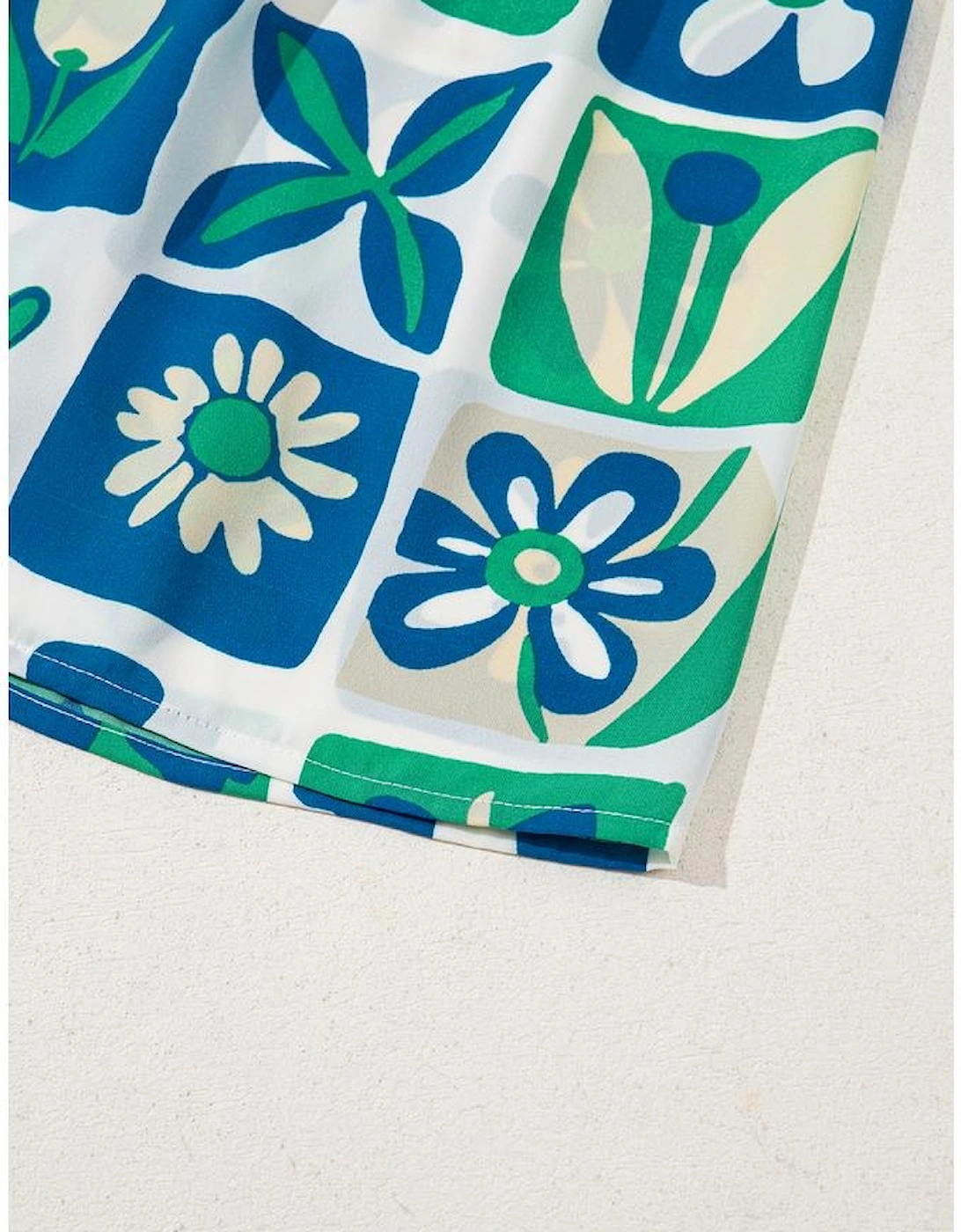 Multicolour Floral Maxi Sundress with Ricrac Trim