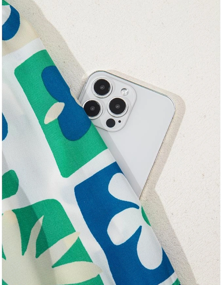 Multicolour Floral Maxi Sundress with Ricrac Trim