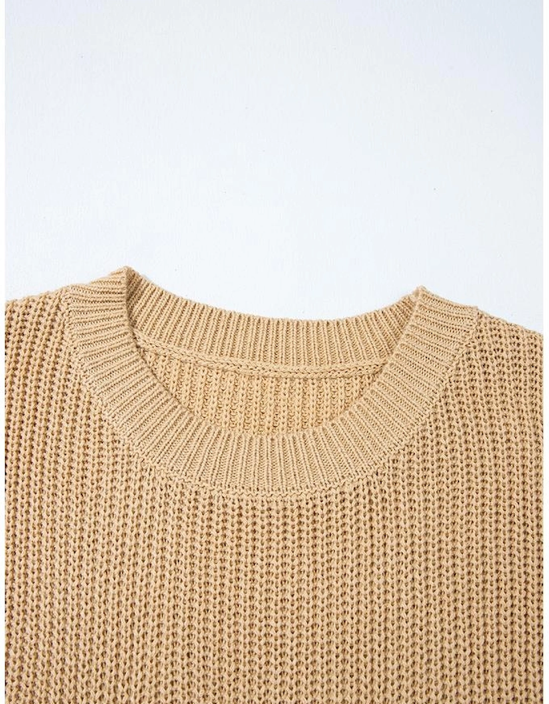 Parchment Sequin Horse Graphic Lightweight Knitted Sweater Vest