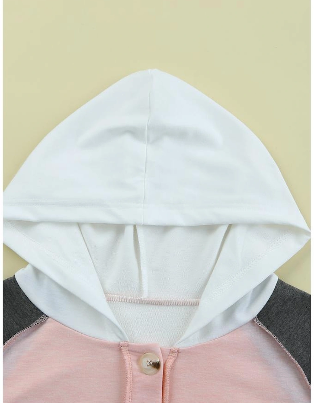 Azura Exchange Button Accent Pullover Hoodie