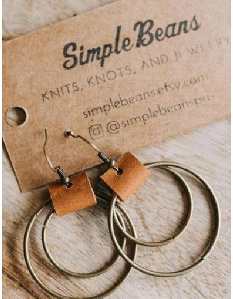 Gold Vintage Hoop Hook Earrings