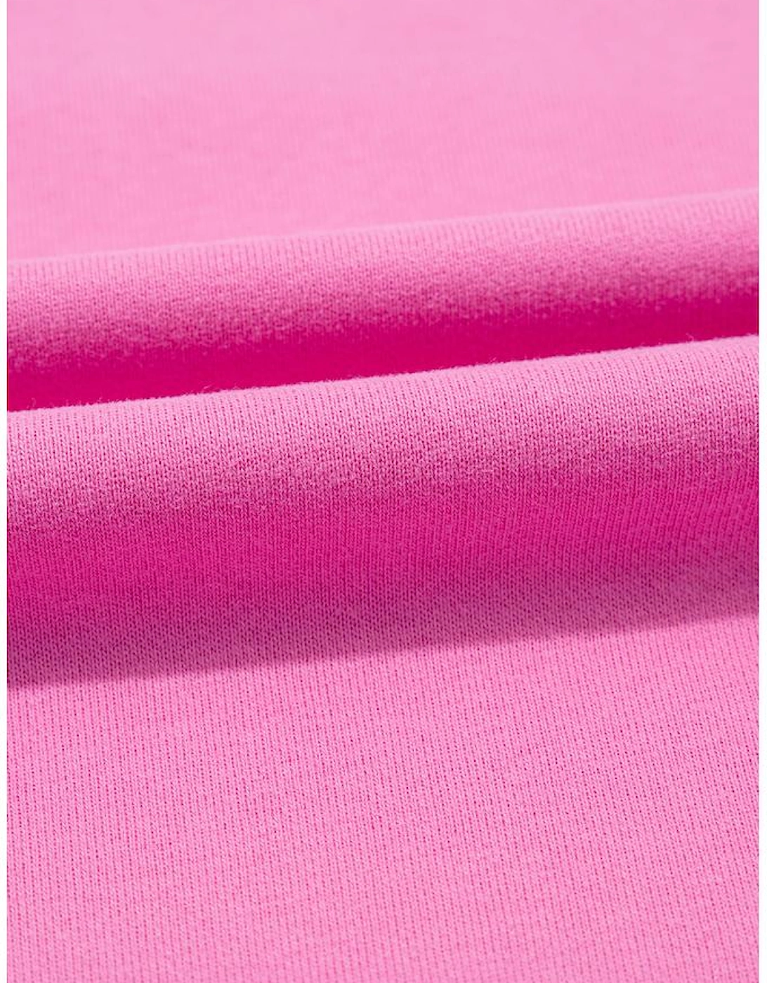 Bonbon Striped Accent Pullover and Shorts Two Piece Casual Set