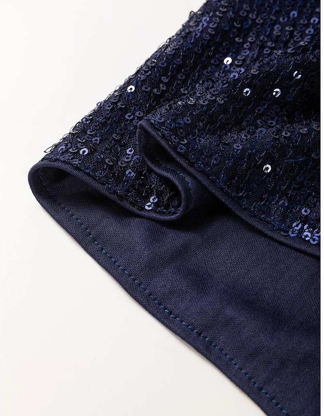 Dirty blue Sequined Deep V Neck Buttoned Tank Top, 15 of 14