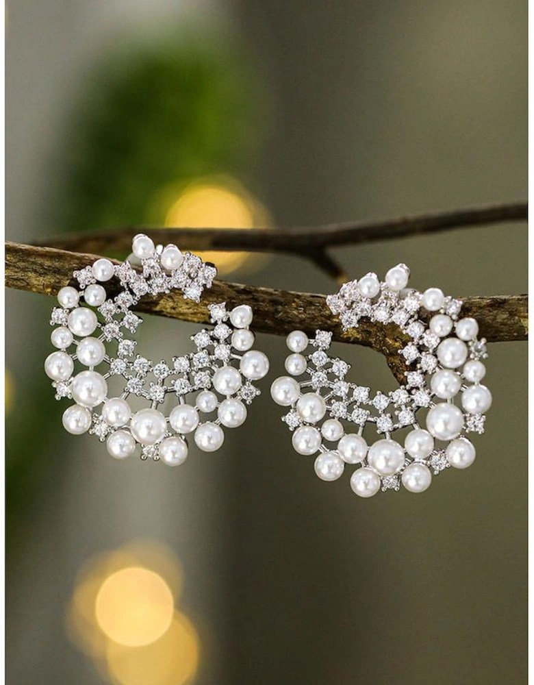 Azura Exchange Rhinestone Stud Earrings