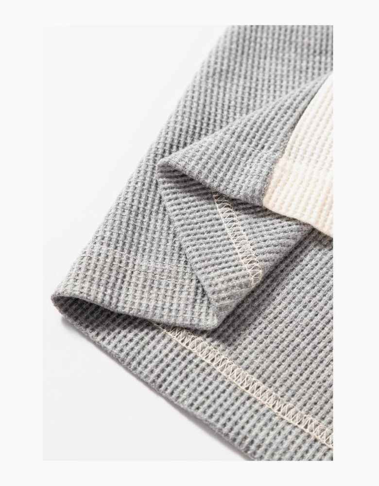 Black Stripe Colorblock Patchwork Open Front Cardigan with Pocket