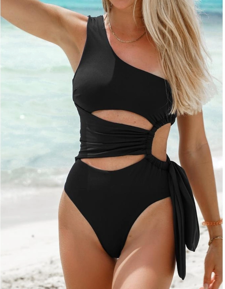 Azura Exchange One Shoulder Cutout One Piece Swimsuit