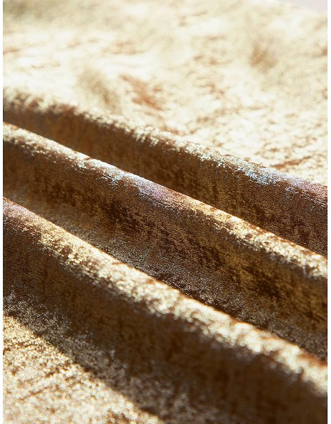 Gold Metallic Luster Crewneck Mini T-Shirt Dress