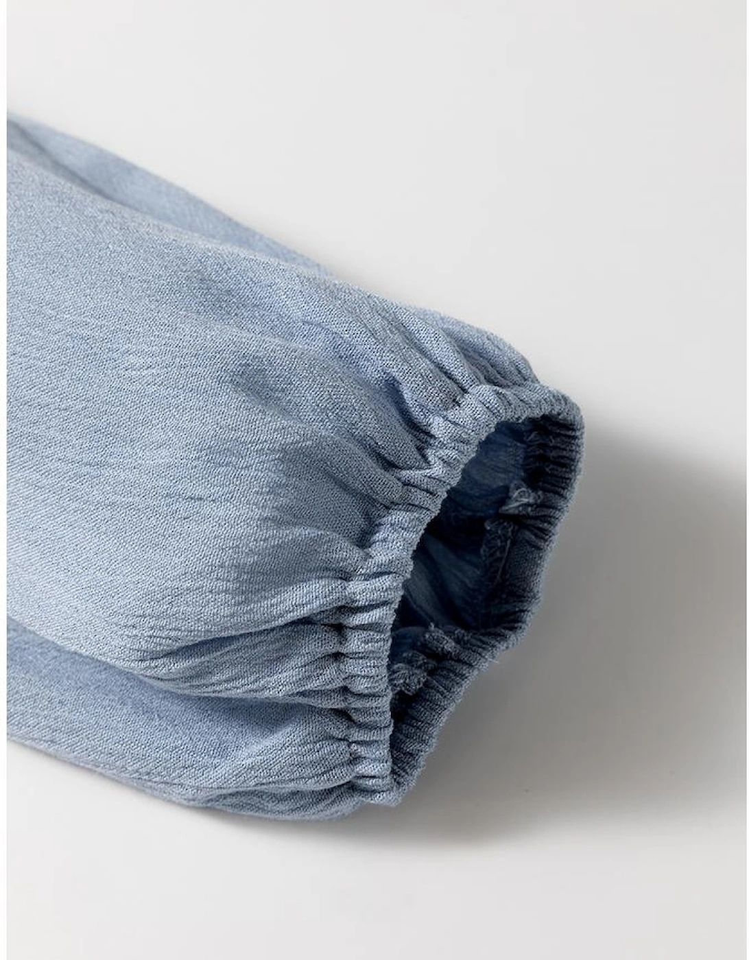 Ashleigh Blue Long Sleeve V Neck Smocked Tiered Mini Dress