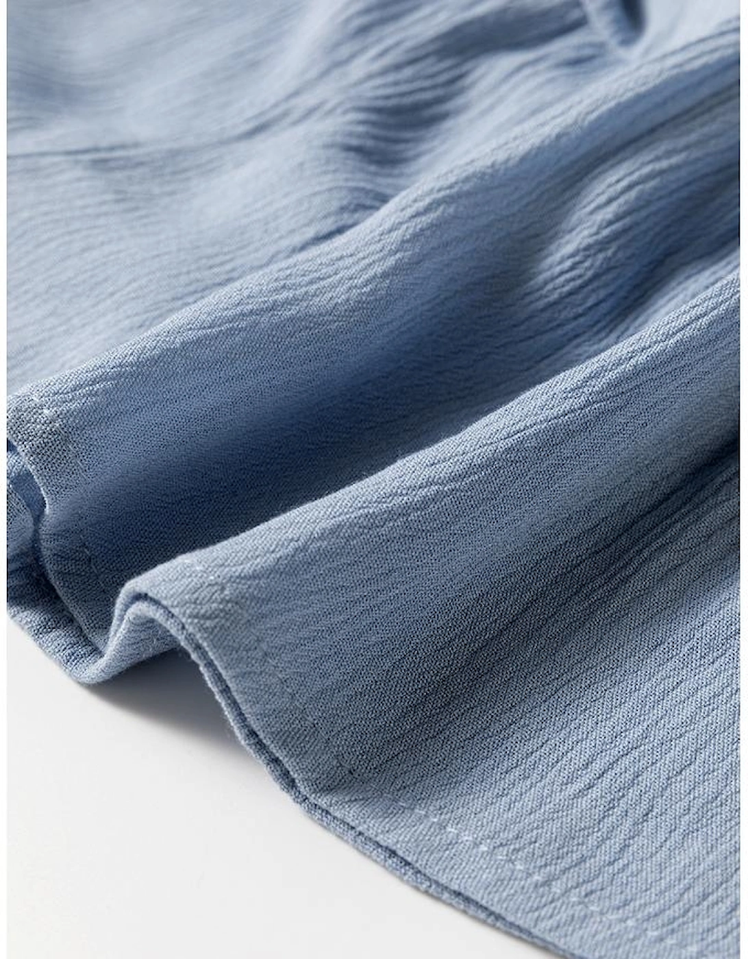 Ashleigh Blue Long Sleeve V Neck Smocked Tiered Mini Dress