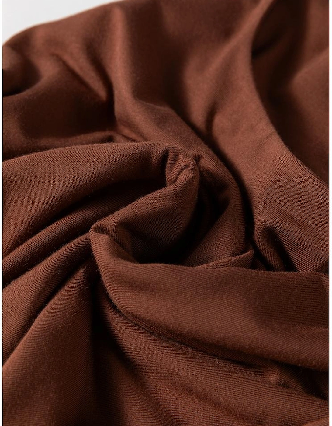 Coffee Solid Color U Neck Slim Fit Tank Top