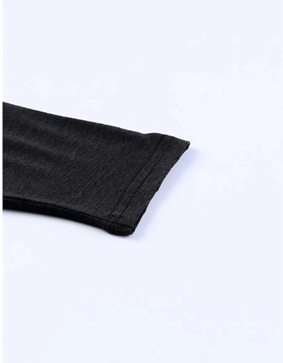 Black Striped Leopard Patchwork Long Sleeve Mini Dress