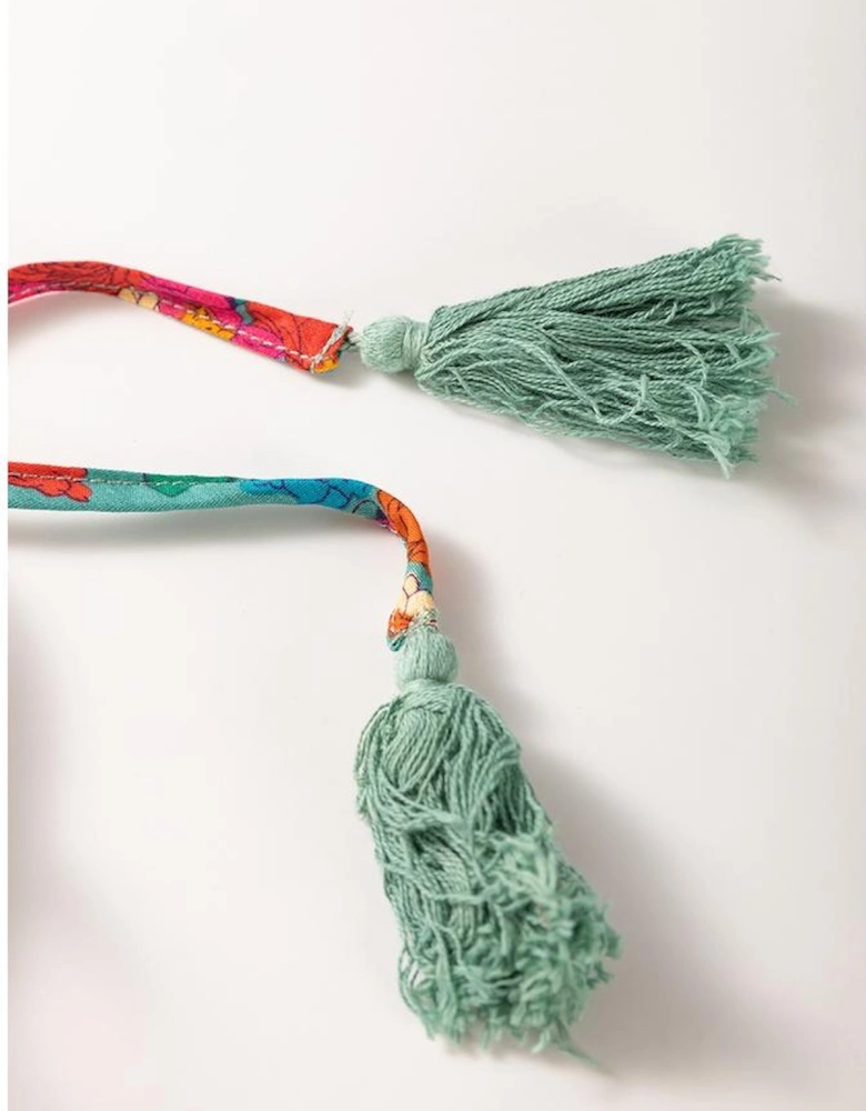 Sky Blue Plus Size Floral Print Shirred Ruffle Tiered Mini Dress