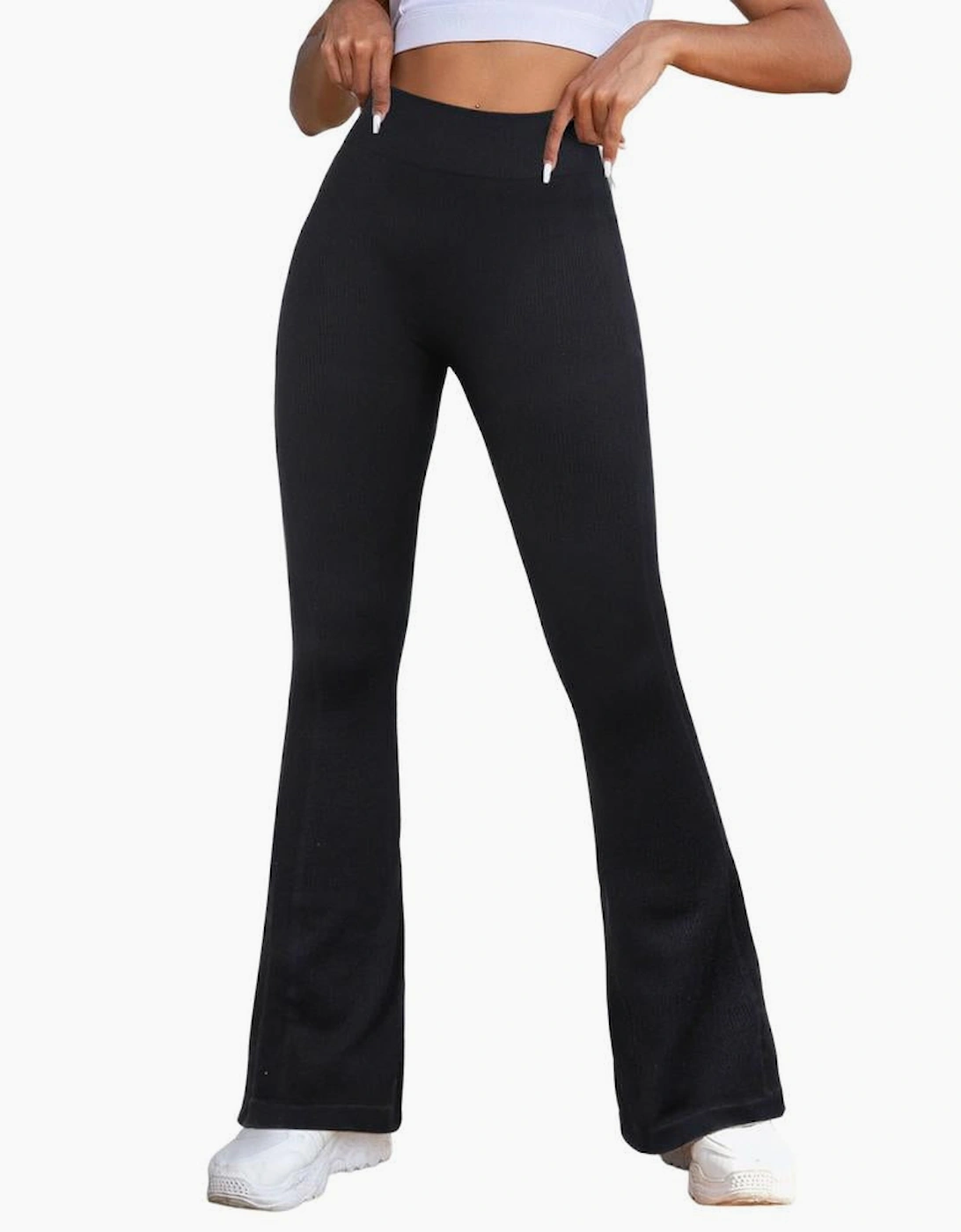 Azura Exchange High Waist Flared Sports Pants, 5 of 4