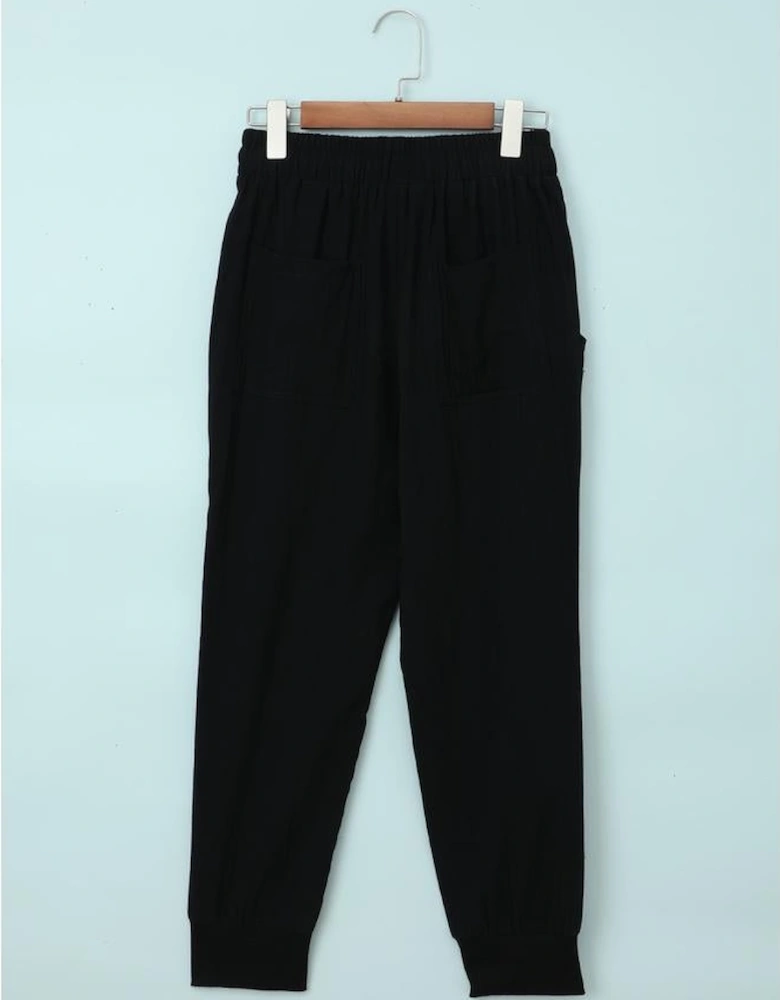 Azura Exchange Womens Casual Loose Fit Elastic Waist Drawstring Jogger Pants