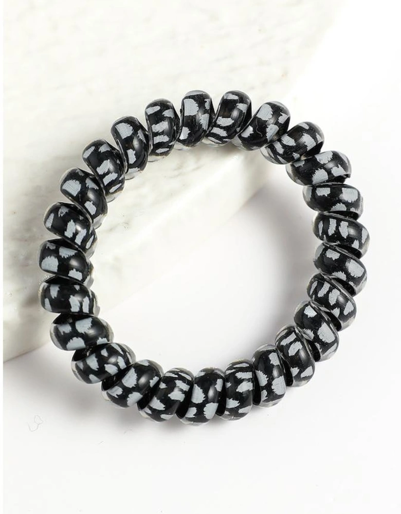 Azura Exchange Elastic Retro Leopard Scrunchie Band Multicolor 10-piece Set