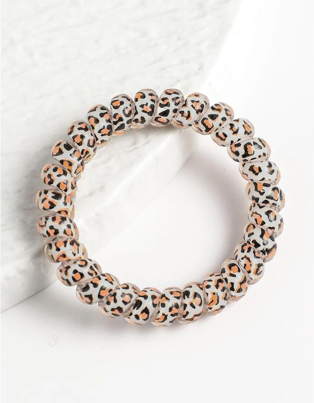 Azura Exchange Elastic Retro Leopard Scrunchie Band Multicolor 10-piece Set